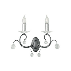 Бра Elstead Lighting Lunetta LUN 2 BLK/SIL