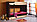 Двухъярусная кровать Крепыш-01 в цвете дуб молочный/лайм, фото 2