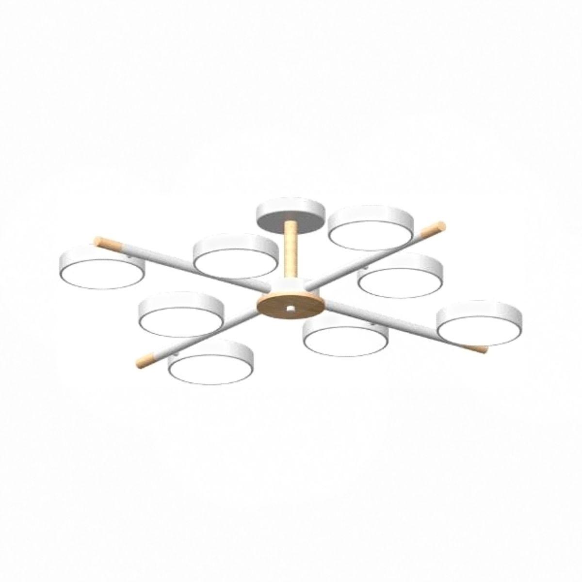 Люстра на штанге LED4U L3209-860 WH