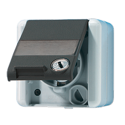 Розетка штепсельная Schuko Jung 820NAWSL
