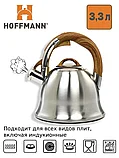Чайник со свистком 3.3 л Hoffmann HM-55162, фото 2