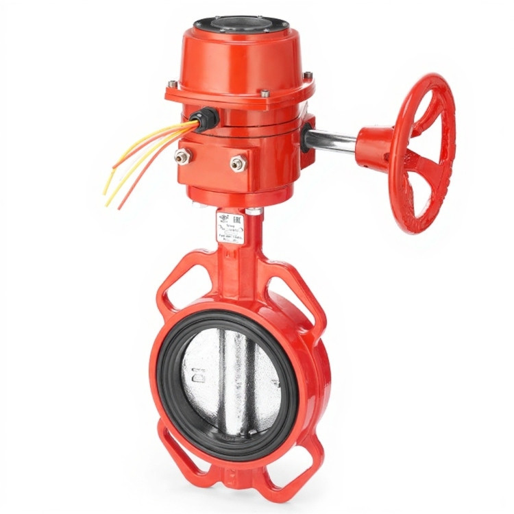 Затвор дисковый MECH "XD371X46" с редуктором, с двумя концевыми выключателями Ду350