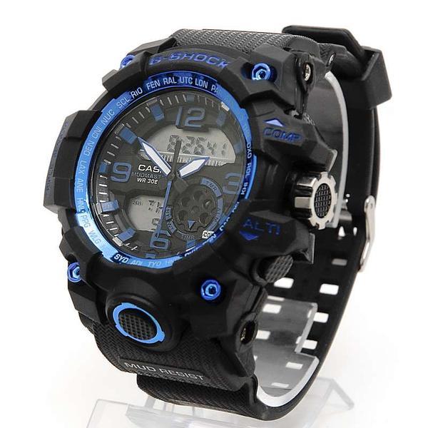 Часы  G-SHOCK 19362  черн. + син.