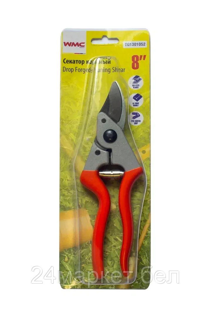 WMC TOOLS Секатор садовый кованный с боковой фиксацией(L-200мм) WMC TOOLS TG1301052
