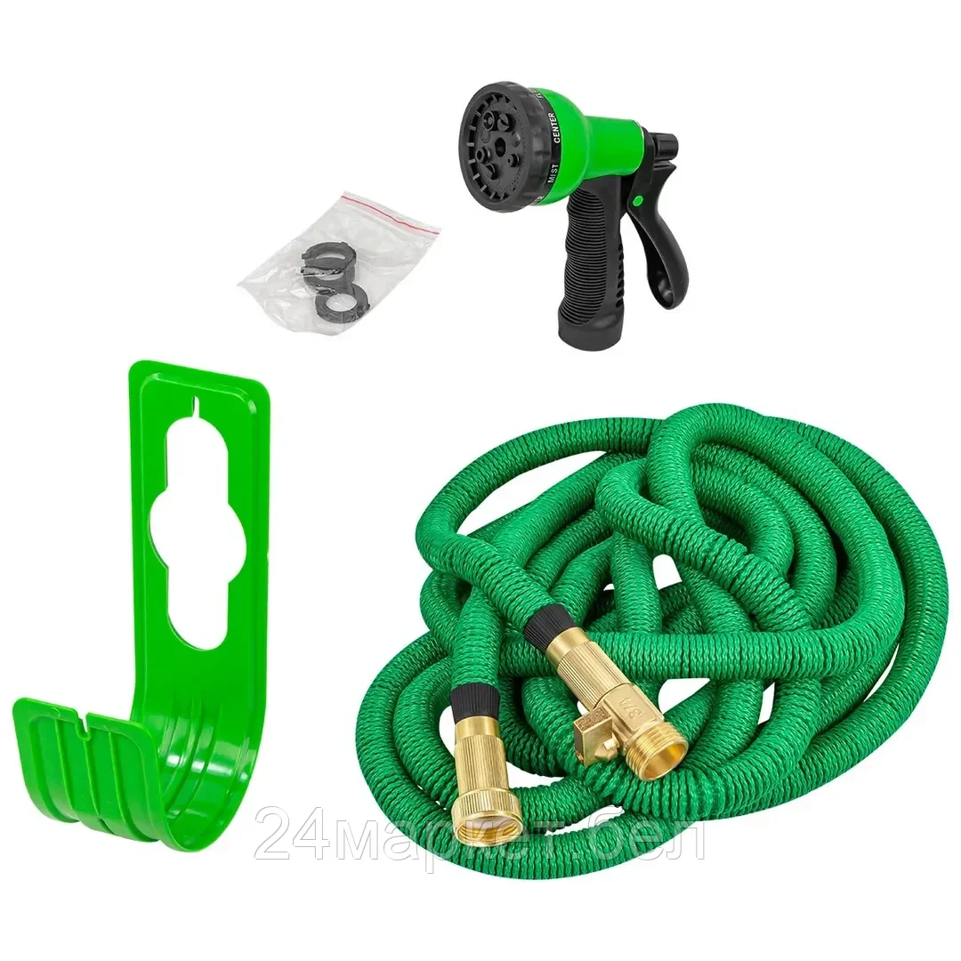 Шланг садовый в комплекте с пистолетом-распылителем 15м WMC TOOLS WMC-TG7106006-15M