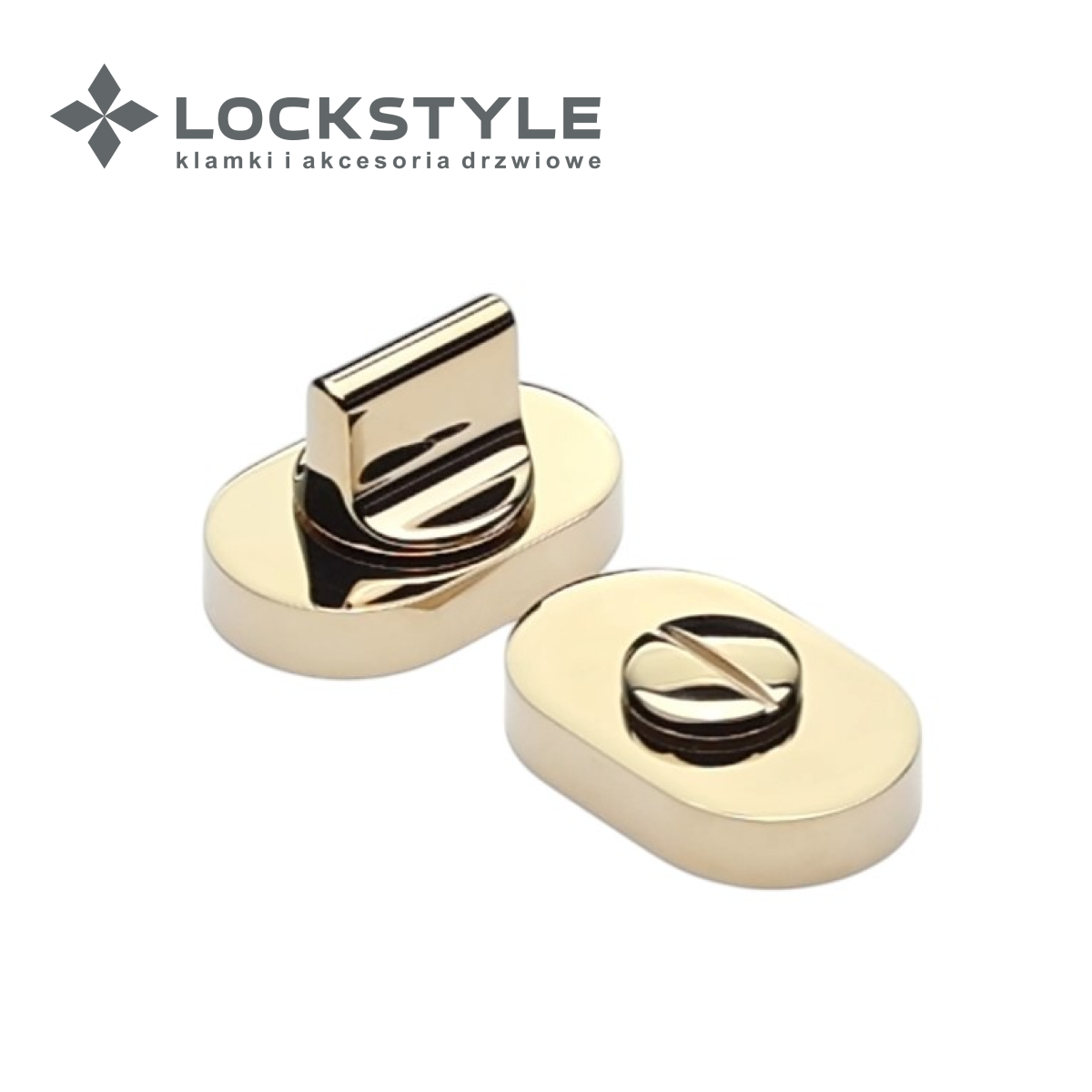 Фиксатор LOCKSTYLE WC MOV цвет GL глянцевое золото (PVD покрытие)