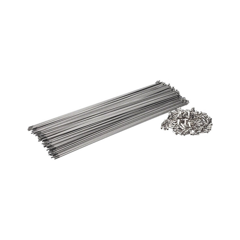 Спица 14Gx232 мм с нипелем 12 мм серебристая