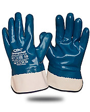 Перчатки Стронгшелл (Strongshell) х/б с полным нитрильным покрытием крага р.10 (х5х144)