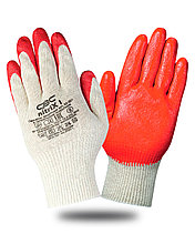 Перчатки Нитрикс (Nitrix) х/б с гладким нитрильным покрытием, ручной оверлок р.9 (х5х250)