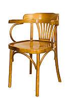 Кресло из дерева с твердым сидением Классик Люкс (КМФ 205) краситель 311