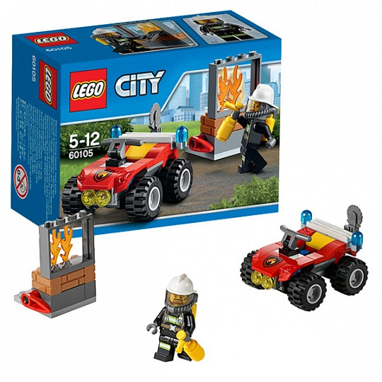 Конструктор Лего 60105 Пожарный квадроцикл Lego City, фото 1