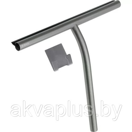 Скребок для душевой кабины с крючком ADI_D31K SILIA TITANIUM