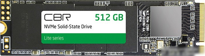 SSD CBR Lite 512GB SSD-512GB-M.2-LT22, фото 1