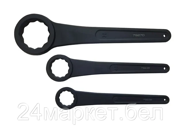 ForceKraft Ключ накидной ударный односторонний удлиненный 32мм FORCEKRAFT FK-79232, фото 2