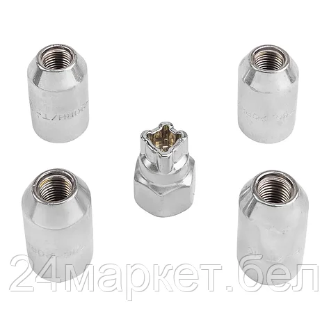 FORSAGE Набор секретных гаек на колесные диски 7/16"RH 5пр. Forsage F-644105, фото 2