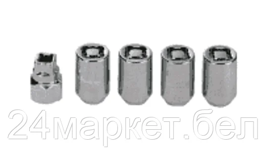 FORSAGE Набор секретных гаек на колесные диски 1/2"RH 5пр. Forsage F-643205, фото 2