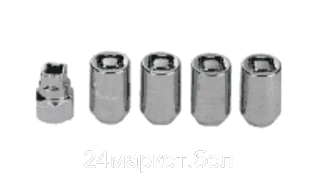 FORSAGE Набор секретных гаек на колесные диски 7/16"RH 5пр. Forsage F-643105