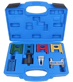 Rock FORCE Набор фиксаторов для обслуживания двигателя CITROEN,PEUGEOT,FIAT,/SUZU,ROVER,SAAB (8пр.)в кейсе.