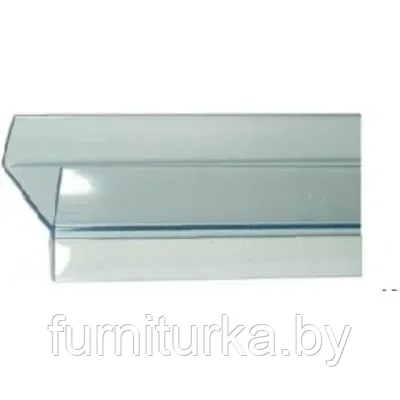 Профиль цоколя уплотнительный ПВХ 18 мм ресничка