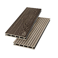 Террасная доска пустотелая Savewood Carpinus 1800*22*146 мм ( Темно-коричневый )