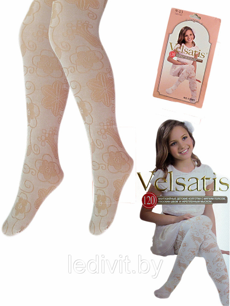 VELSATIS Колготки с фантазийным рисунком 120 DEN капроновые