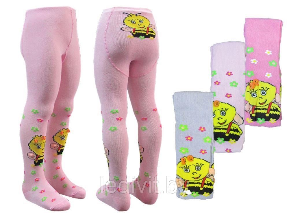 Колготки для девочки  с 3D рисунком