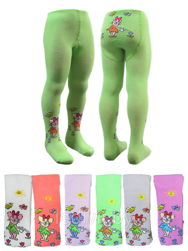 Колготки  для девочки с 3D рисунком