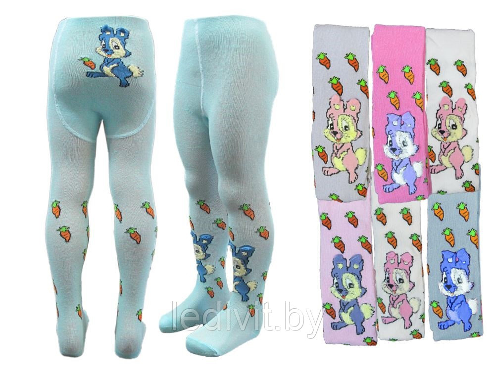 Колготки с 3D рисунком для девочки
