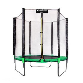 Батут с сеткой Atlas Sport 183 см 6ft зелёный