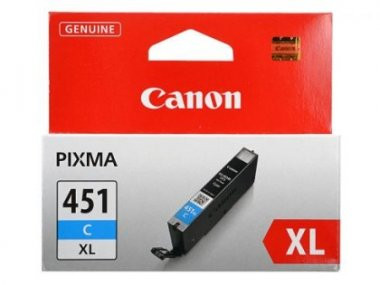 Картридж CLI-451C XL/ 6473B001 (для Canon PIXMA MG5440/ MG5540/ MG6340/ MG6640/ MG7140/ MG7540) голубой