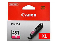 Картридж CLI-451M XL/ 6474B001 (для Canon PIXMA MG5440/ MG5640/ MG6440/ iX6840/ iP7240/ iP8740) пурпурный