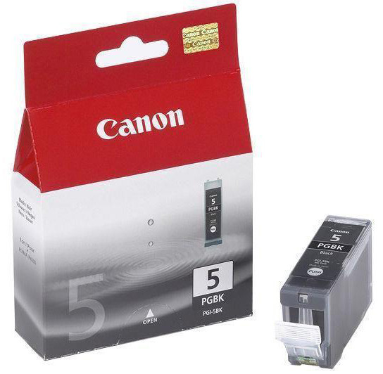 Картридж PGI-5Bk/ 0628B024 (для Canon PIXMA MP510/ MX850/ iP3300/ iX4000/ iP4300/ iX5000/ iP5300) чёрный - фото 1 - id-p33871806