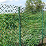 Сетка пластиковая дачная. Садовый забор. Решетка садовая, фото 3