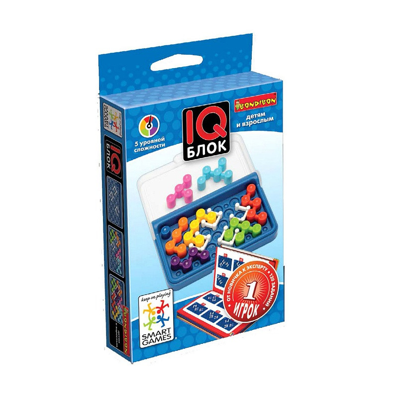 Логическая игра IQ-Блок (SmartGames) - фото 1 - id-p35892083