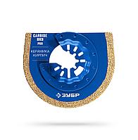 ЗУБР CARBIDE ВК8 Р60, 70x1.8 мм полотно дисковое с твердосплавной крошкой: керамика, кирпич, пенобетон,