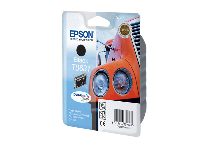 Картридж T0631/ C13T06314A10 (для Epson Stylus C67/ C87/ CX3700/ CX4100/ CX4700) чёрный