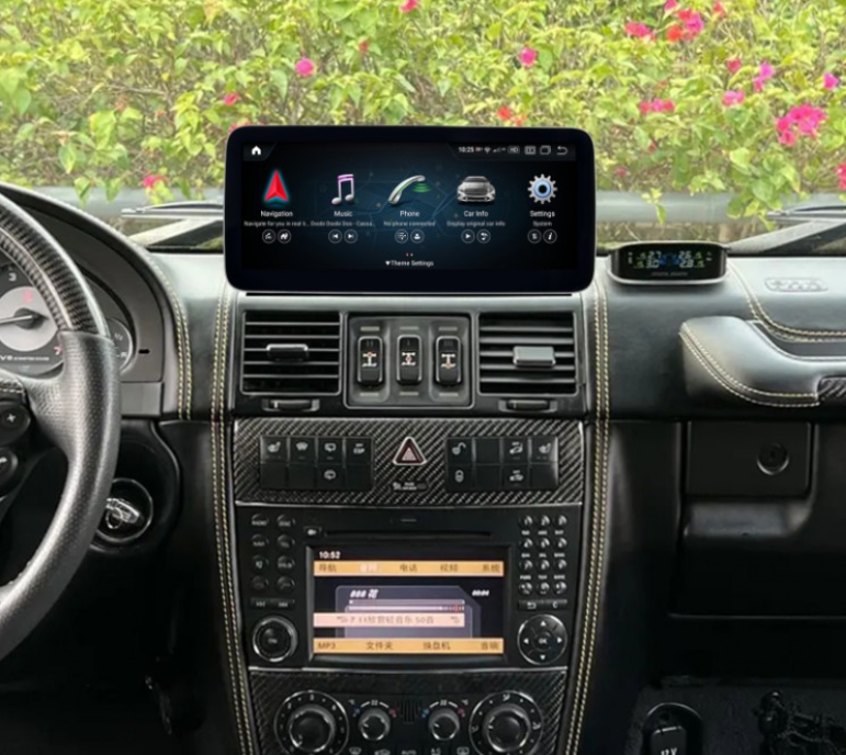Монитор  12,3" для Mercedes-Benz GLK-Класс 2007-2011 (8/128gb/4g sim) Android 13