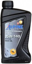 Масло Alpine Syngear LS 75W-140 LS 1л