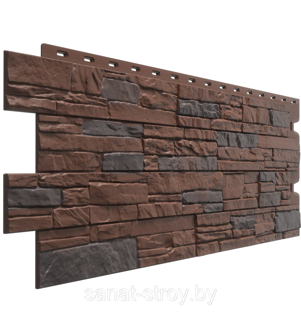 Фасадная панель Döcke Premium STEIN  Темный орех