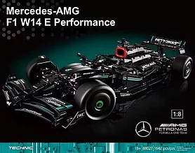 Конструктор Гоночная машина Mercedes-AMG F1 W14 E Performance 1642 детали 100060