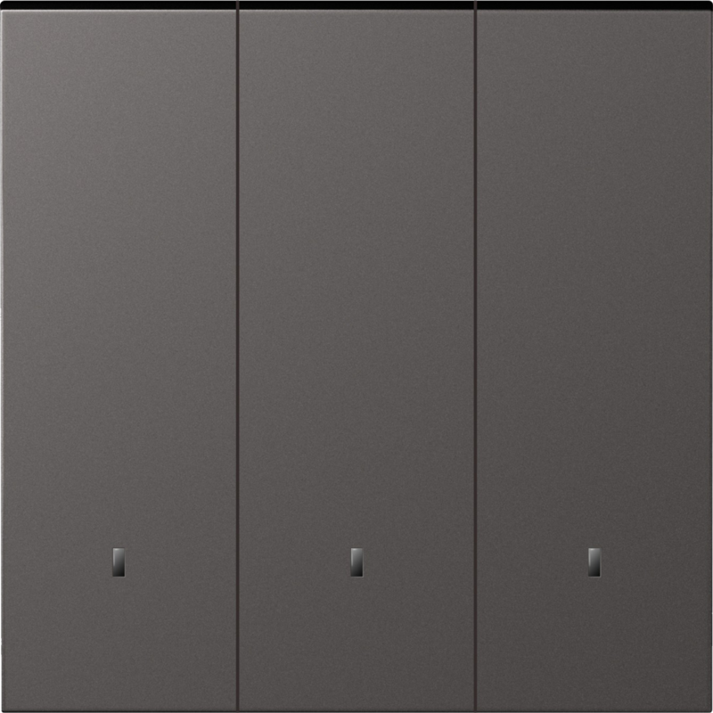 Клавиша 3-я с подсветкой,  матовый титан,  серия S08