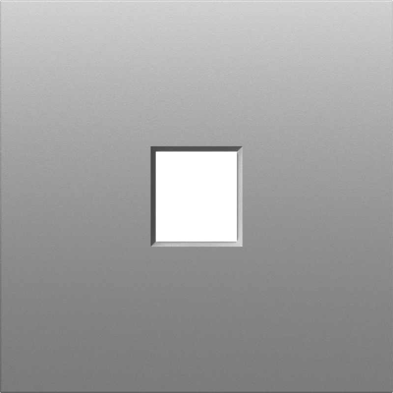 Накладка 1-я для розеток RJ45, TV, SAT,  серый графит,  серия S08