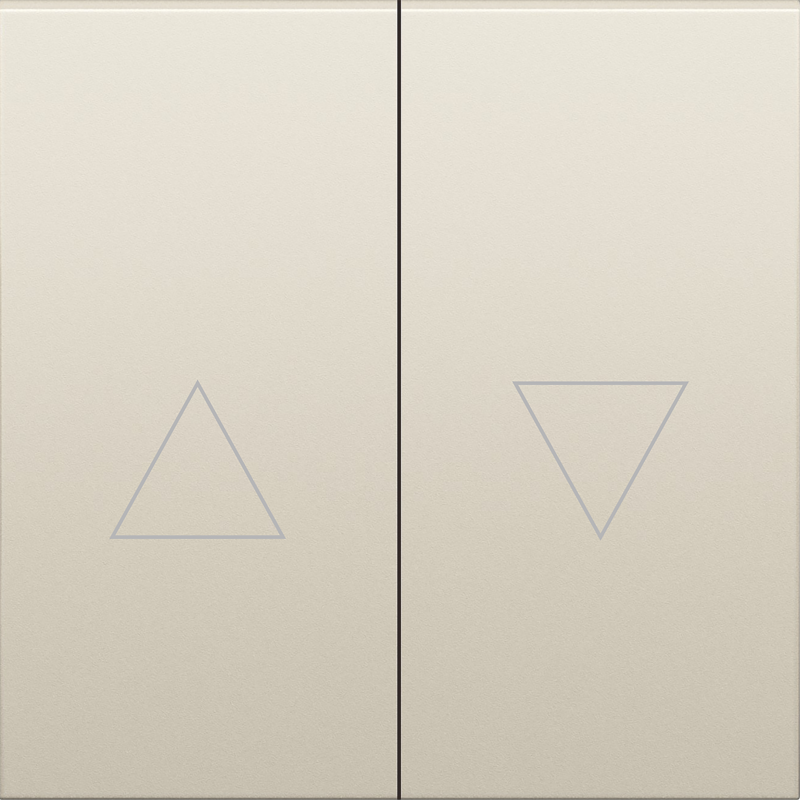 Клавиша 2-я со стрелками для жалюзи,  слоновая кость,  серия S08