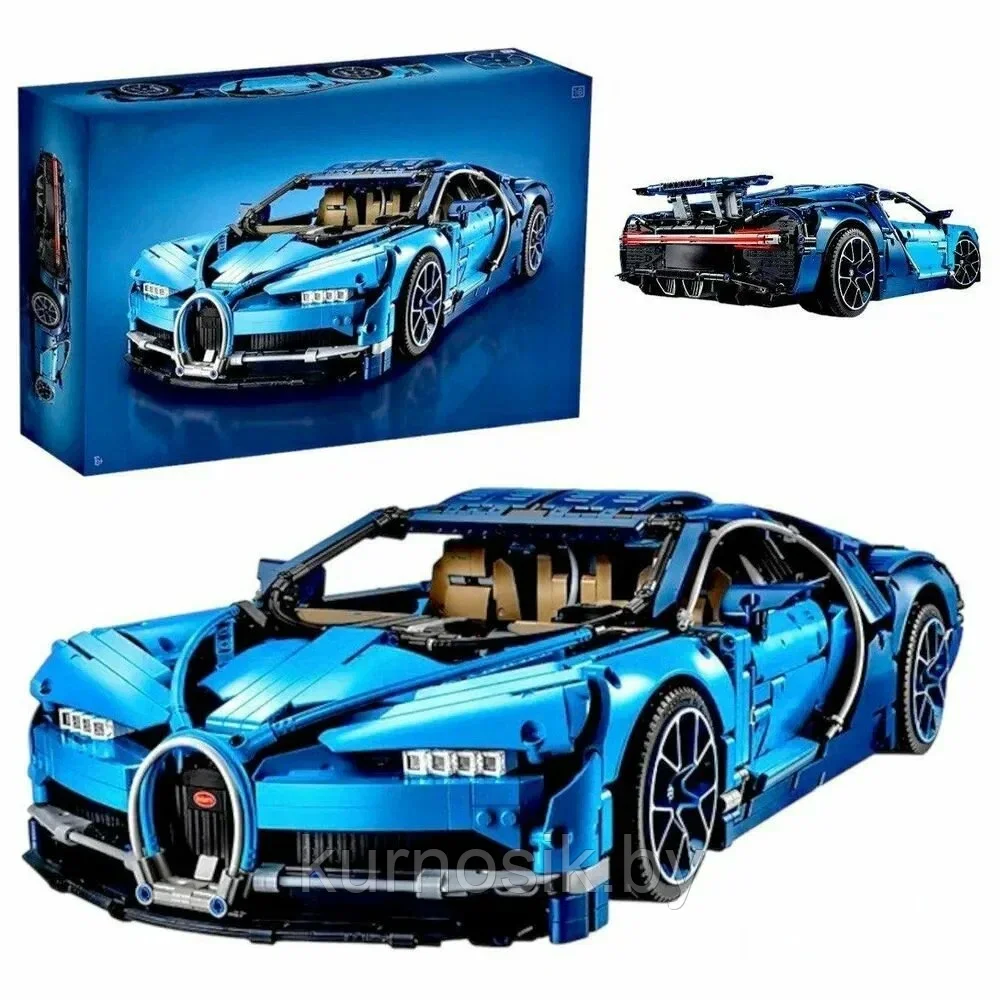 Конструктор Техник спортивная машина "Бугатти Широн" Bugatti Chiron 4031 деталь артикул 678