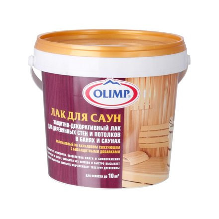 Лак для саун OLIMP 1 л. (1,5 кг.)