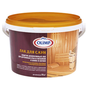 Лак для саун OLIMP 2,5 л. (2,65 кг.)