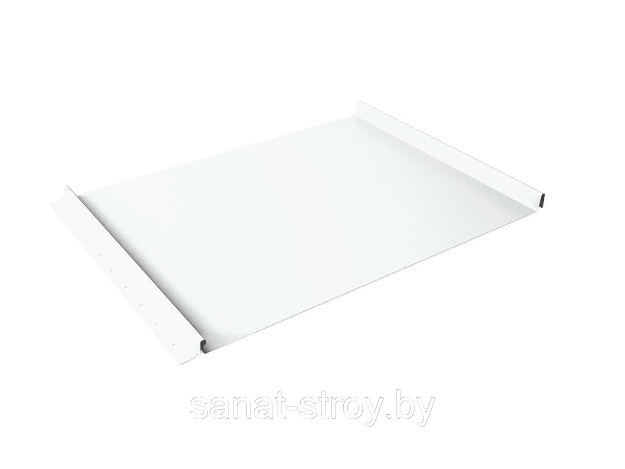 Кликфальц Grand Line 0,5 Satin с пленкой на замках RAL 9003 Cигнальный белый