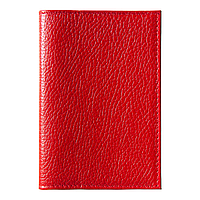 Обложка для автодокументов Leather Sky Flotter Sun из натуральной кожи, красная