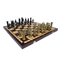 Шахматы Спартанцы 139 sparta, Madon Польша, - игровые фигуры из пластика в наборе с деревянной шахматной