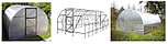 Теплица из поликарбоната " Дум 2" 6x3x2 (Комплект: каркас+ПОЛИКАРБОНАТ) ПОДАРОК Теплица "Огурчик Премиум", фото 5